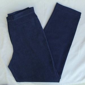 Vintage Norton Navy Suede High Waist Trousers